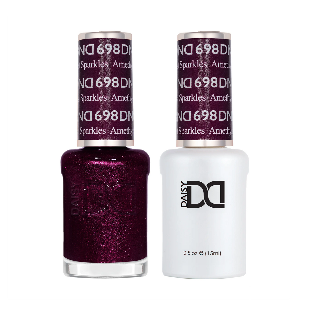 DND Gel #698 Amethyst Sparkles