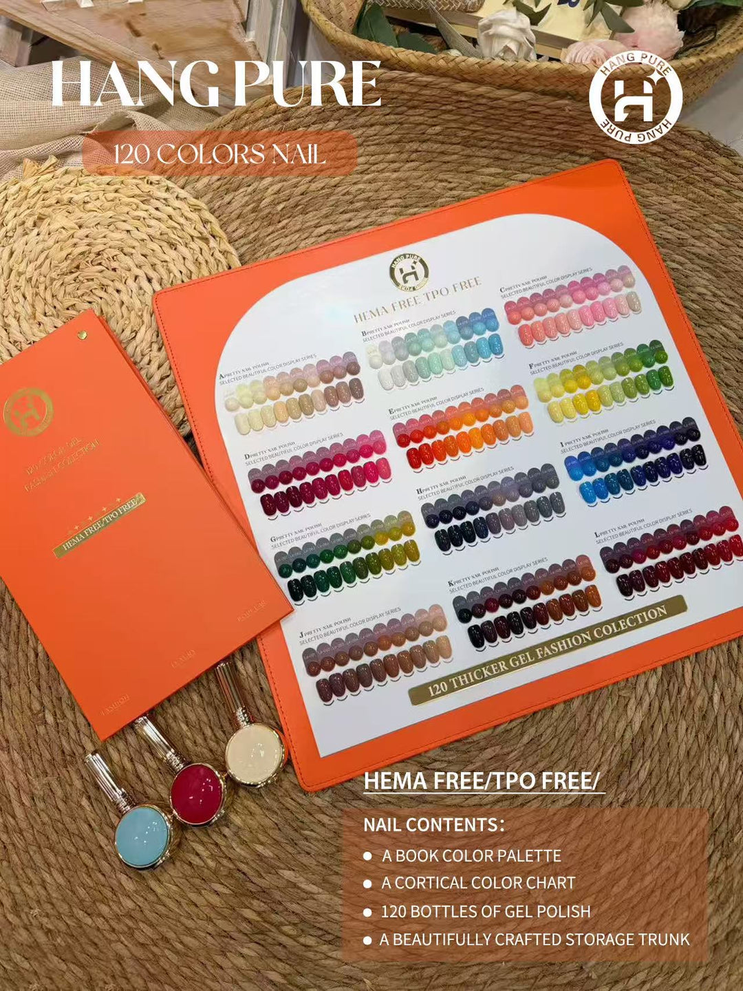 Hang High Pigment Gel Only Full Set 120 Colors