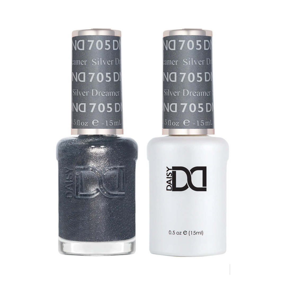 DND Gel #705 Silver Dreamer