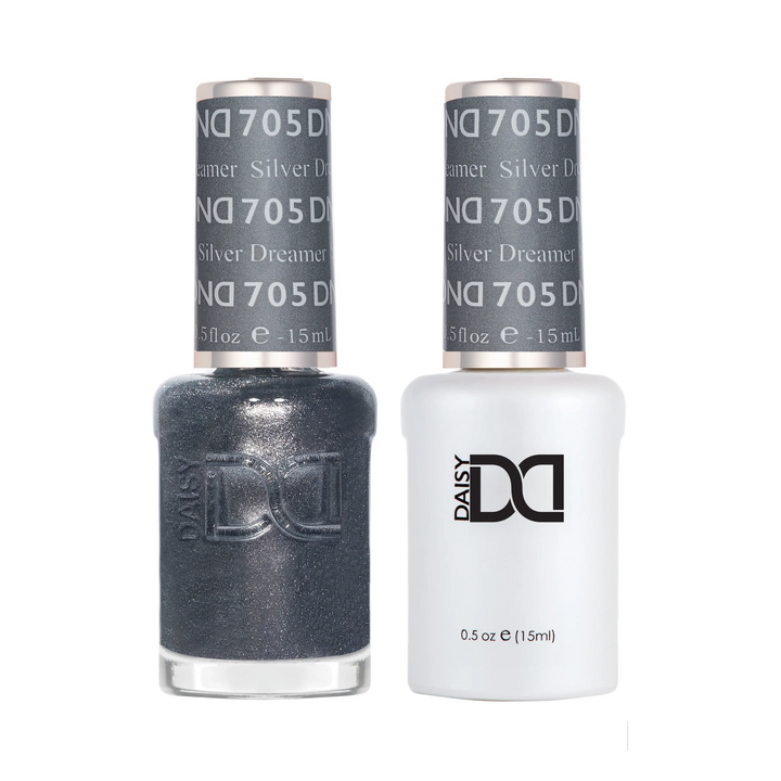 DND Gel #705 Silver Dreamer