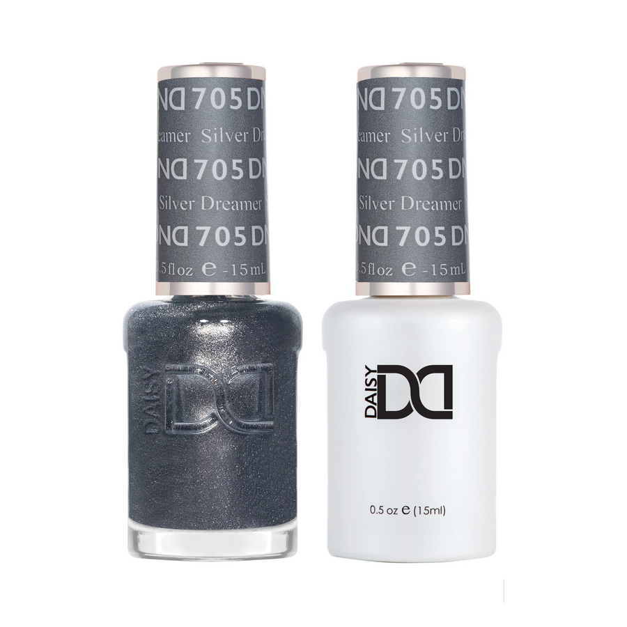 DND Gel #705 Silver Dreamer