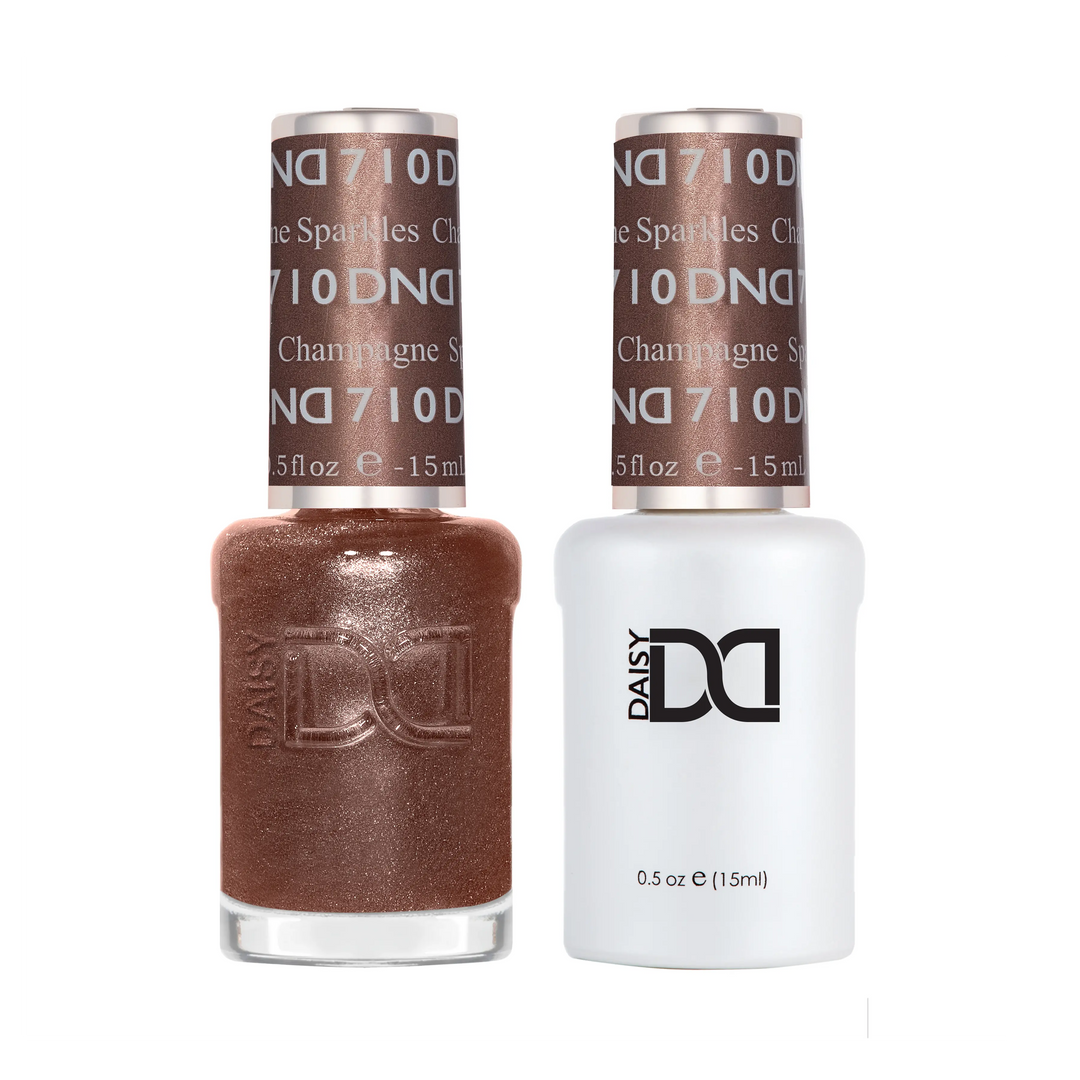 DND Gel #710 Champagne Sparkles
