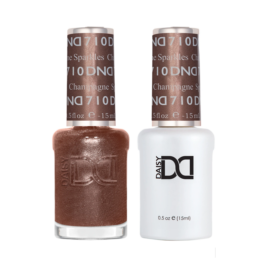 DND Gel #710 Champagne Sparkles