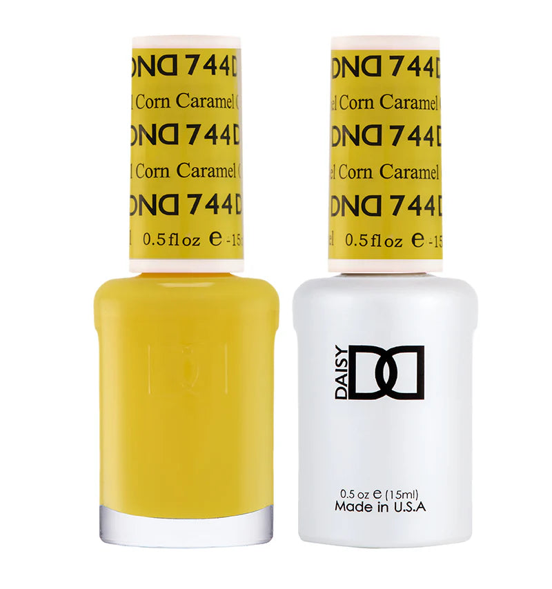 #744 - DND Gel UV/LED Soak Off Gel polish - Caramel Corn