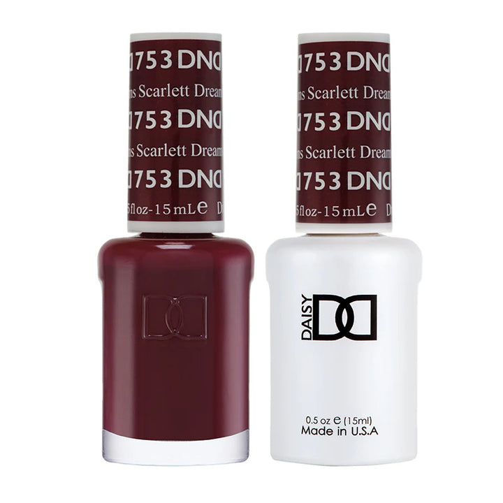 #753 - DND Gel UV/LED Soak Off Gel polish - Scarlett Dreams
