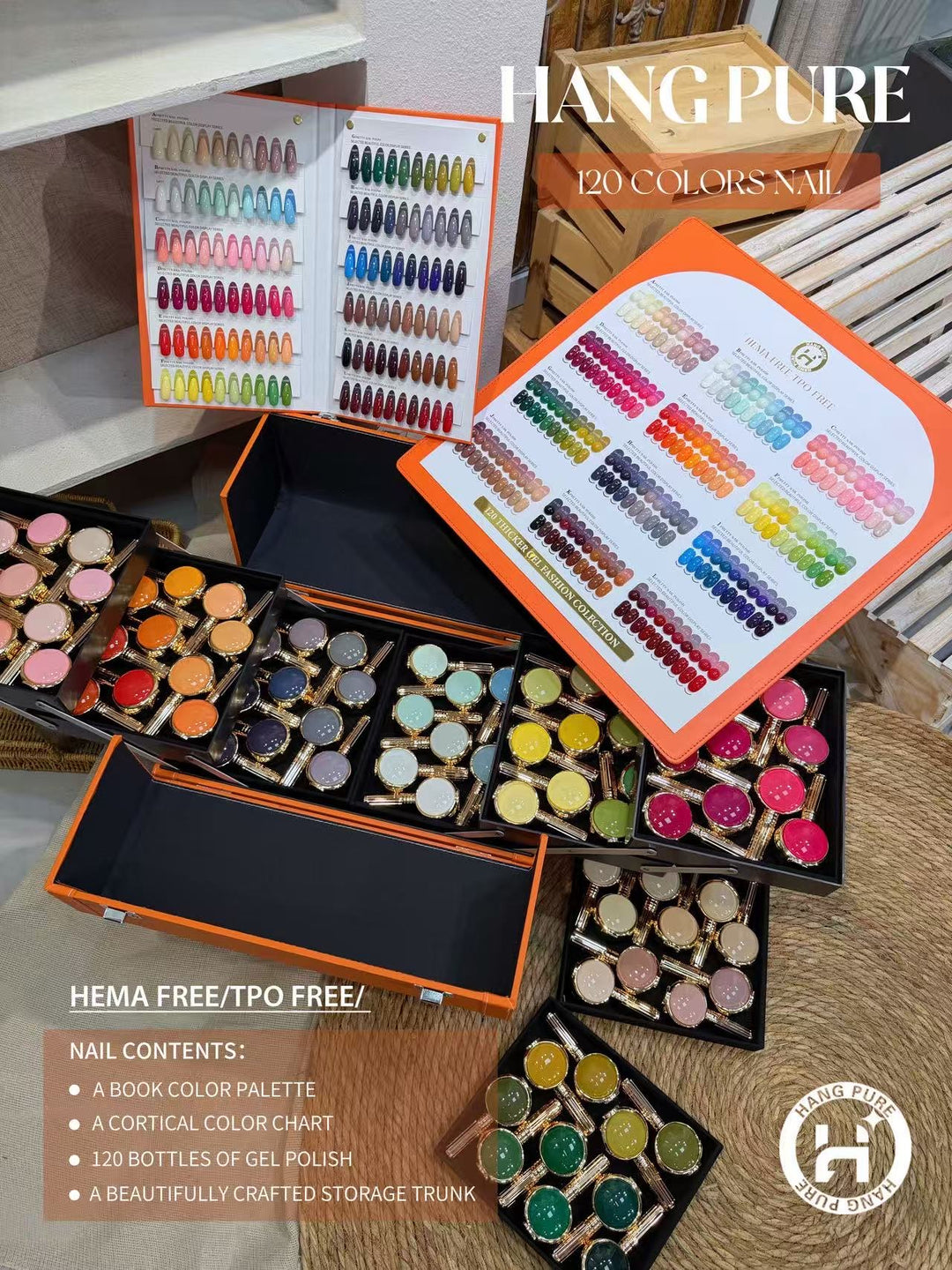 Hang High Pigment Gel Only Full Set 120 Colors