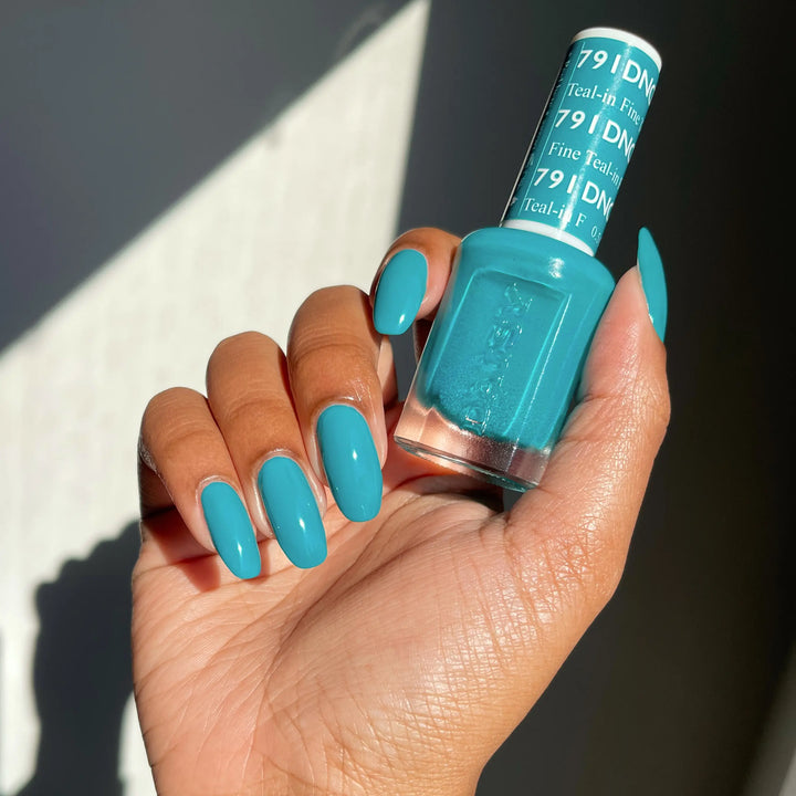 DND Gel #791 Teal-In Fine – additional view 2