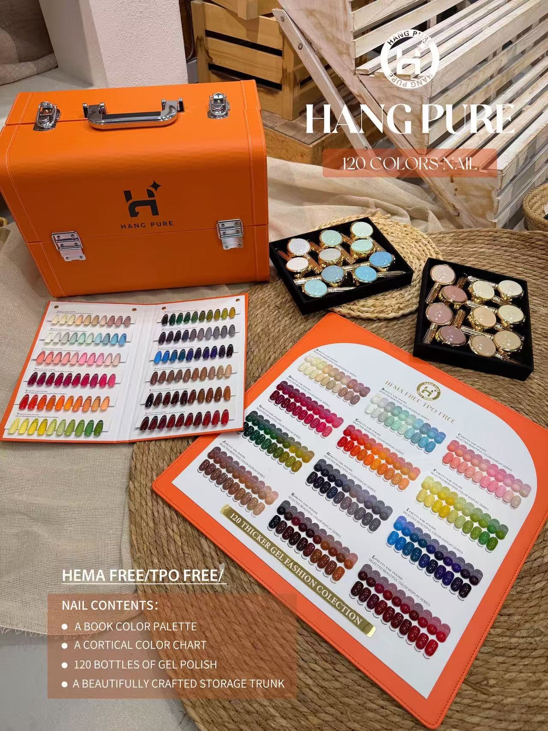 Hang High Pigment Gel Only Full Set 120 Colors