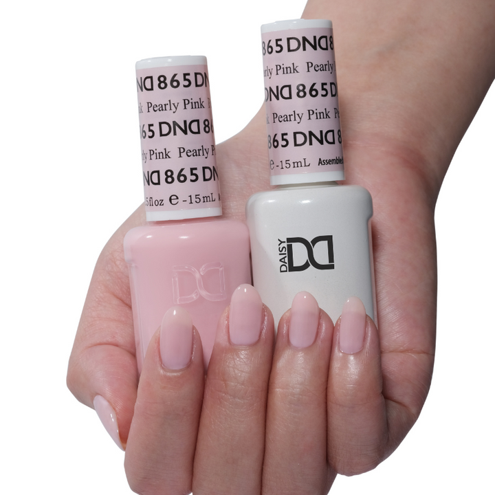 DND Gel #865 Pearly Pink – additional view 3