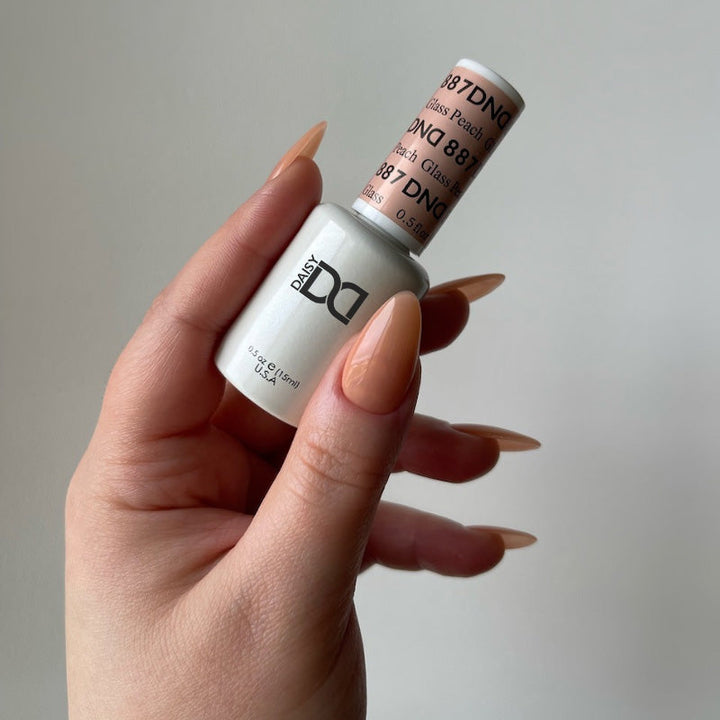 DND Gel #887 Glass Peach – additional view 2