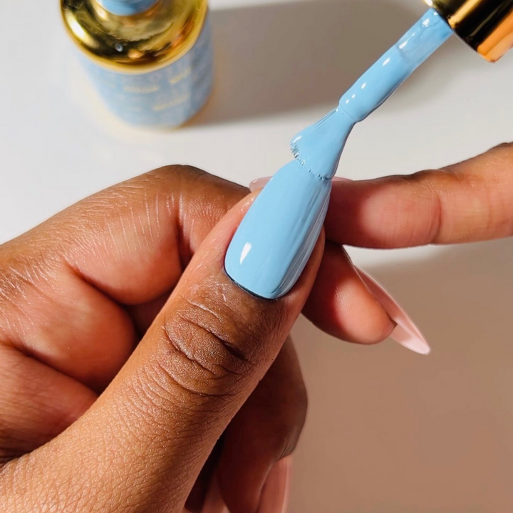 DND DC #31 Milky Blue – nail swatch