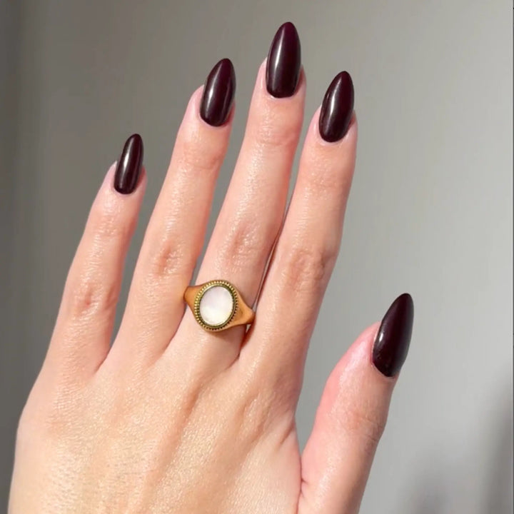 DND DC #54 Mud Oak – nail swatch 2