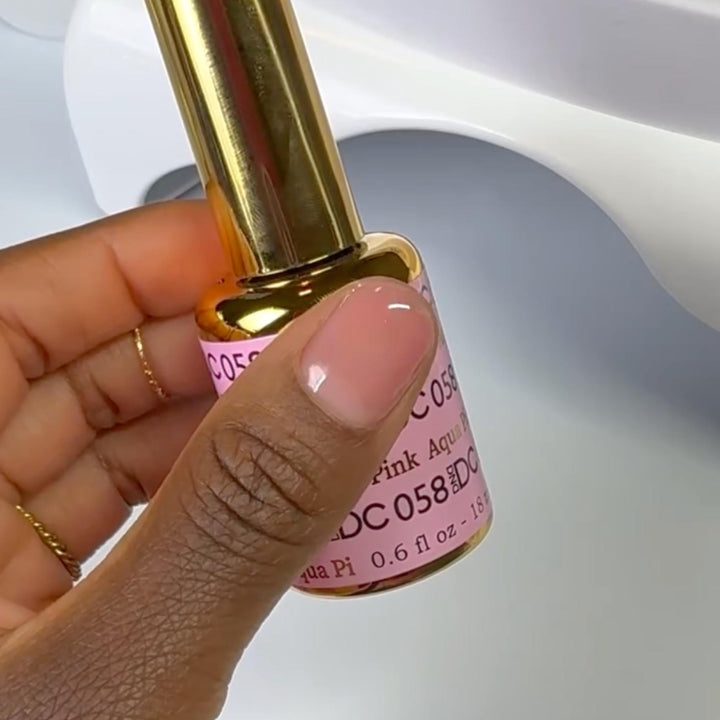DND DC #58 Aqua Pink – nail swatch