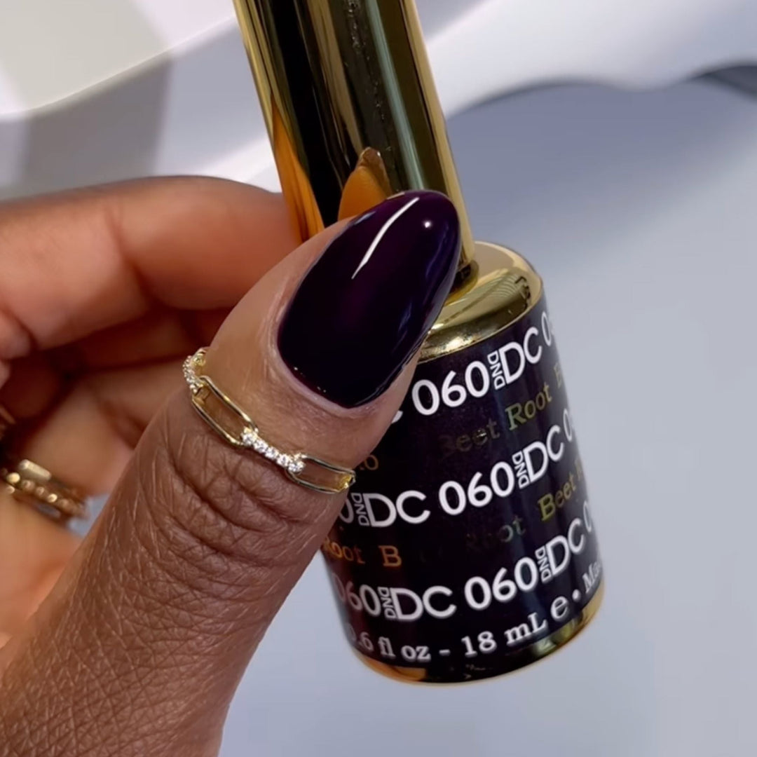 DND DC #60 Beet Root – nail swatch