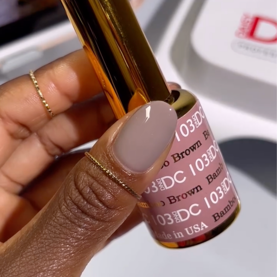 DND DC #103 Bamboo Brown – nail swatch