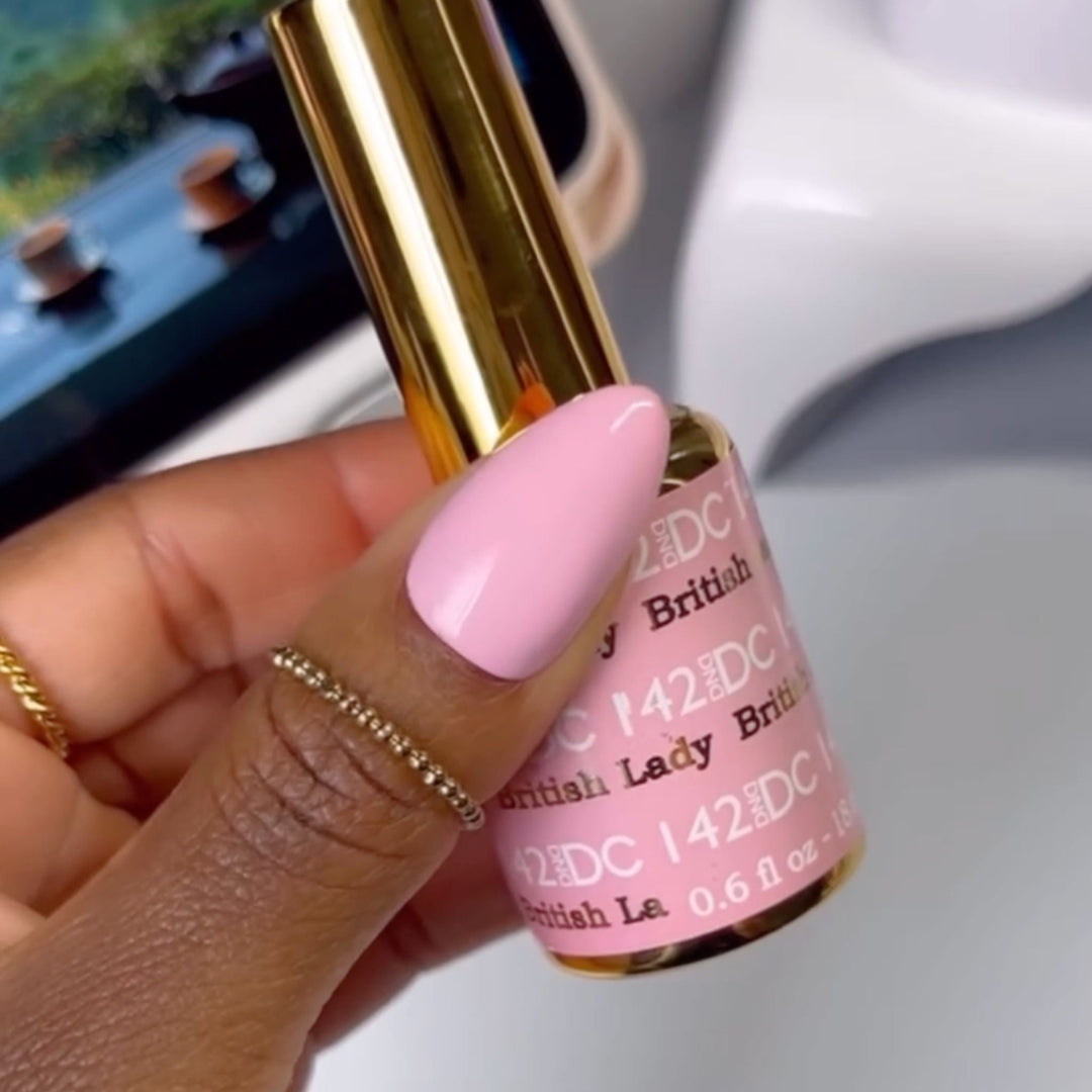 DND DC #142 British Lady – nail swatch