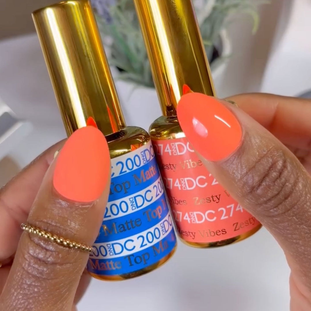 DND DC #274 Zesty Vibes – nail swatch 2