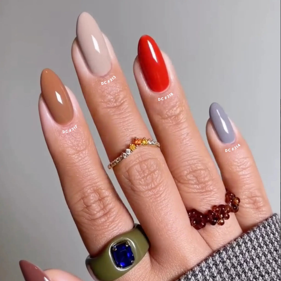 DND DC #314 Dusk Till Dawn – nail swatch
