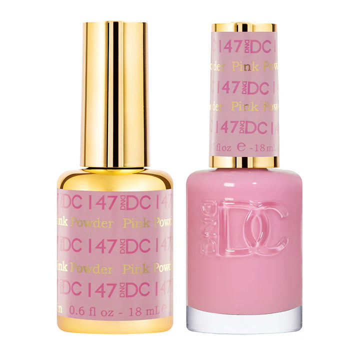 #147 - DND DC Gel UV/LED Soak Off Gel Polish - Pink Powder