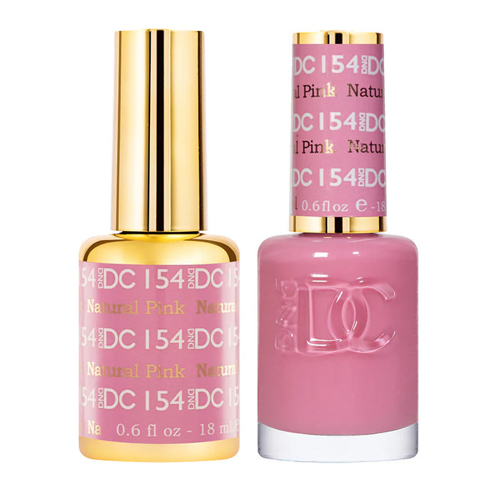 #154 - DND DC Gel UV/LED Soak Off Gel Polish - Natural Pink