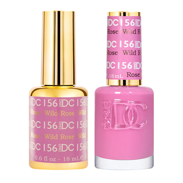 #156 - DND DC Gel UV/LED Soak Off Gel Polish - Wild Rose