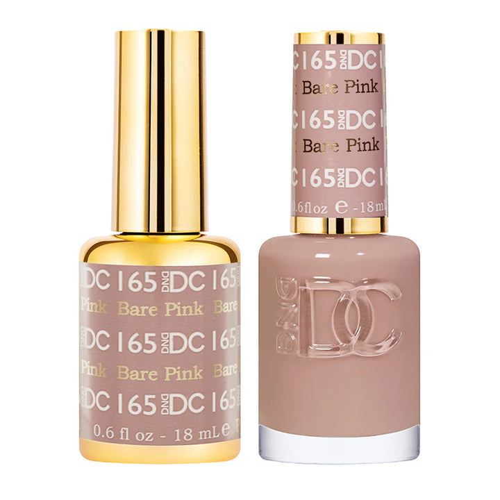 #165 - DND DC Gel UV/LED Soak Off Gel Polish - Bare Pink