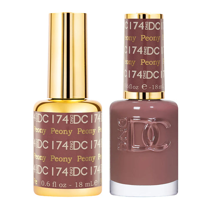 #174 - DND DC Gel UV/LED Soak Off Gel Polish - Peony