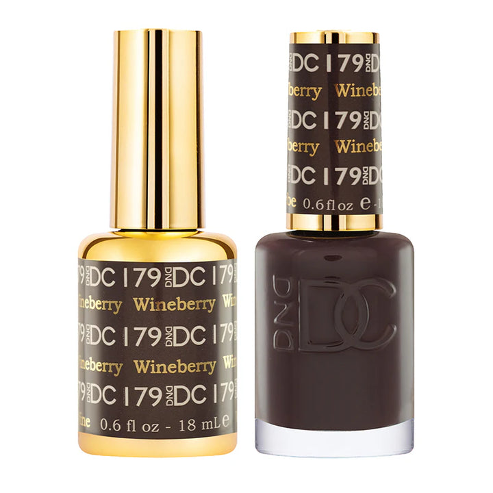 #179 - DND DC Gel UV/LED Soak Off Gel Polish - Wineberry