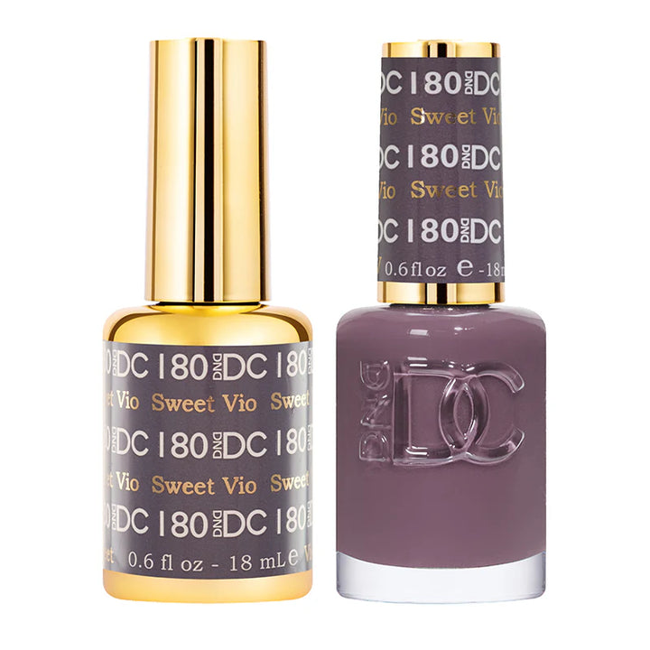 #180 - DND DC Gel UV/LED Soak Off Gel Polish - Sweet Violet