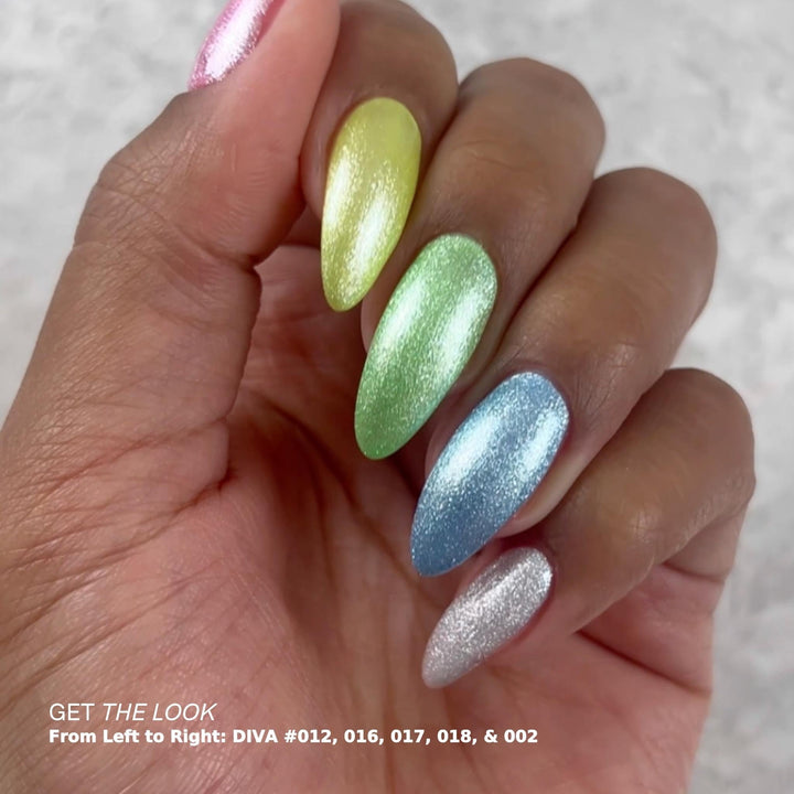DND Diva #17 UFO Meets Earth – nail swatch 5