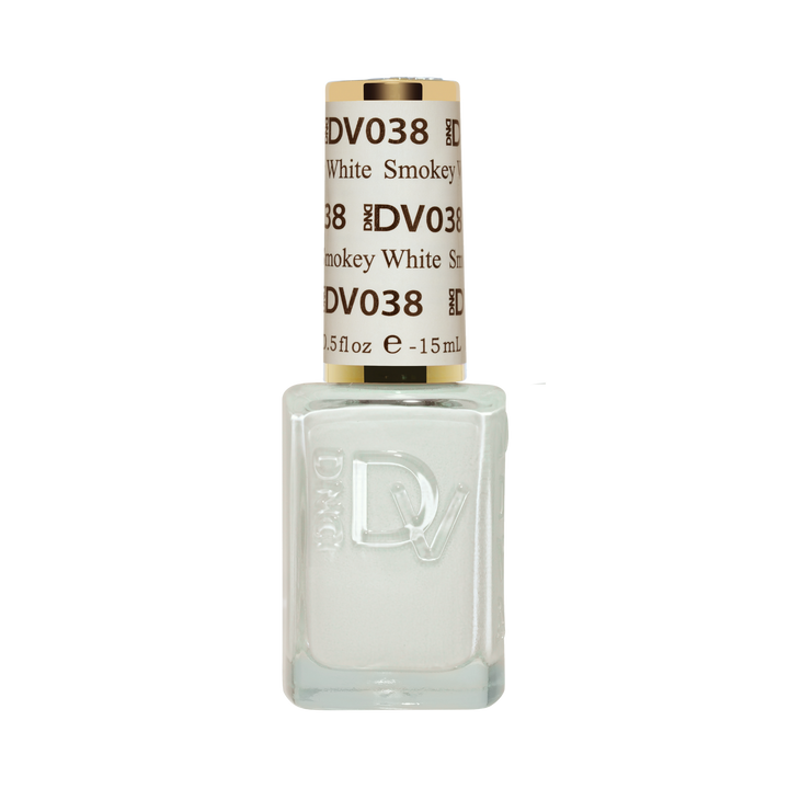 DND Diva #38 Smokey White – lacquer bottle