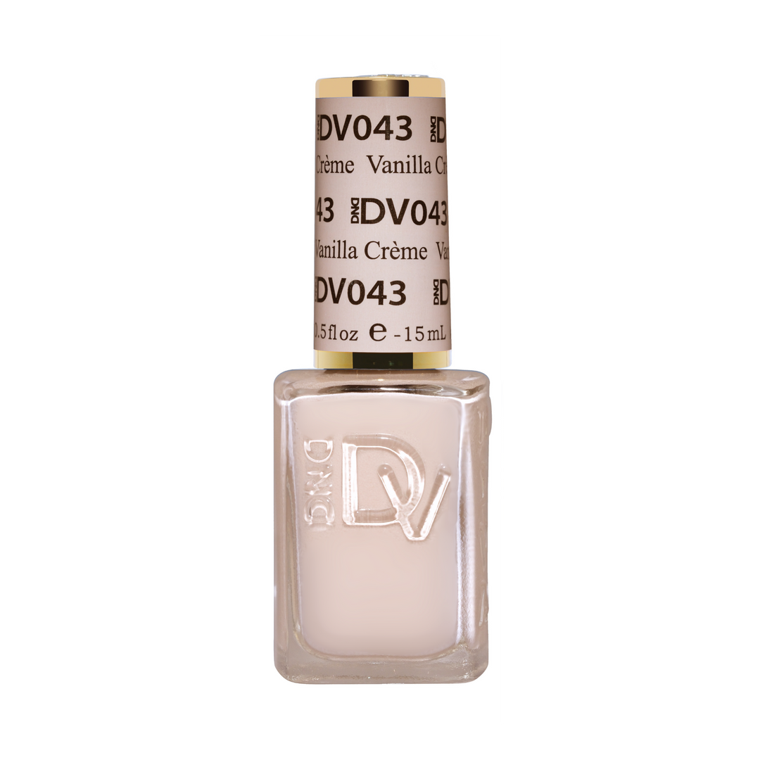 DND Diva #43 Vanilla Creme – lacquer bottle