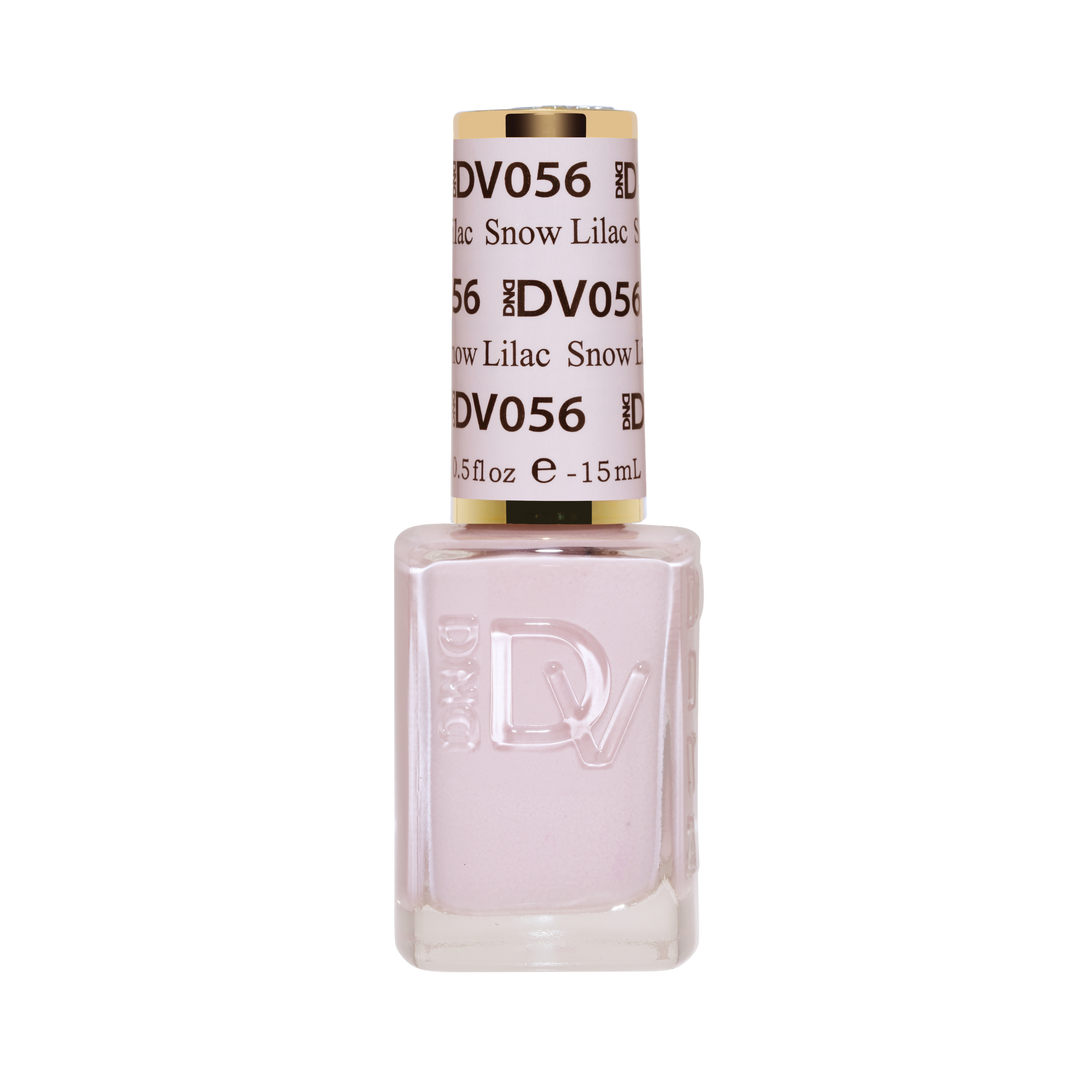 DND Diva #56 Snow Lilac – lacquer bottle
