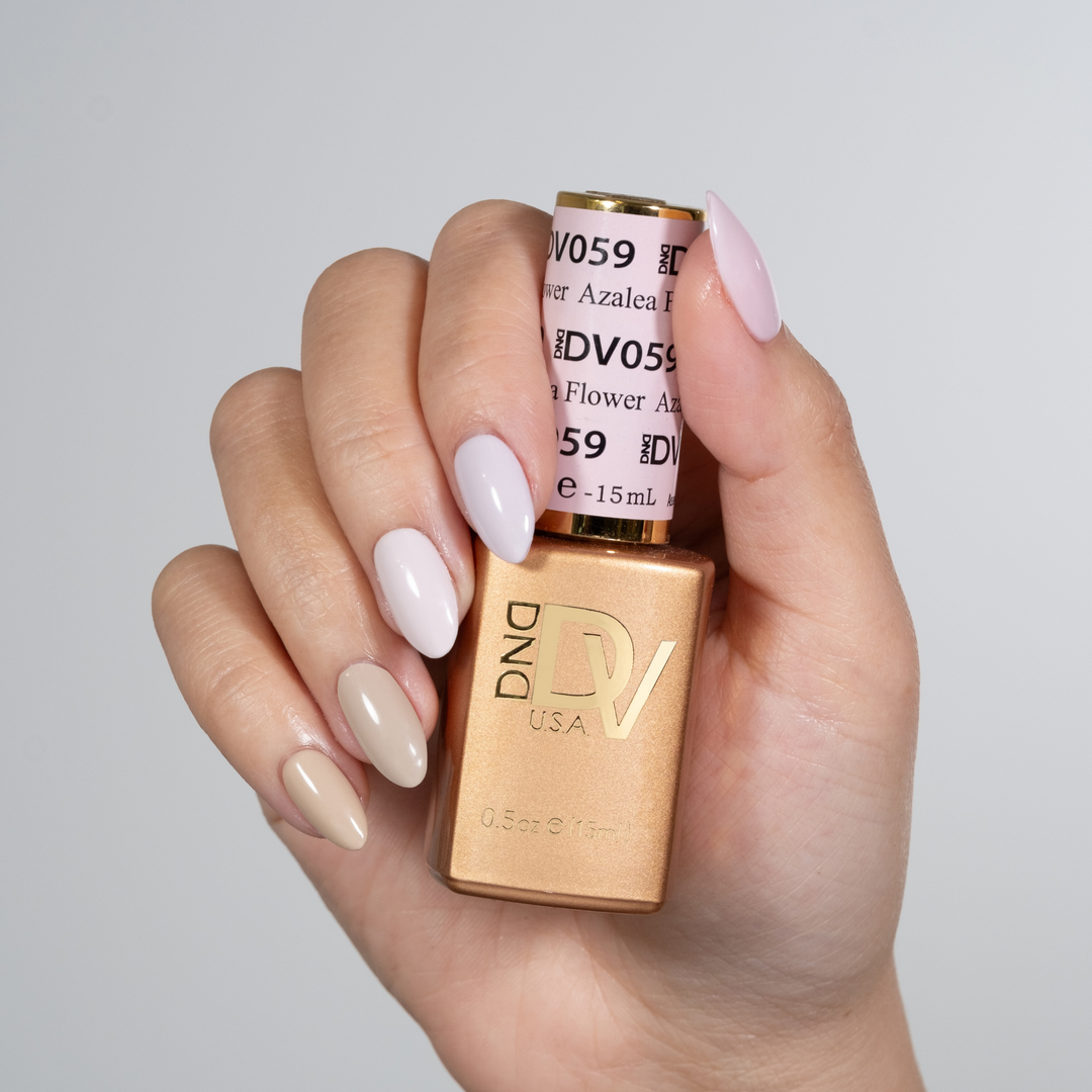 DND Diva #59 Azalea Flower – nail swatch 2