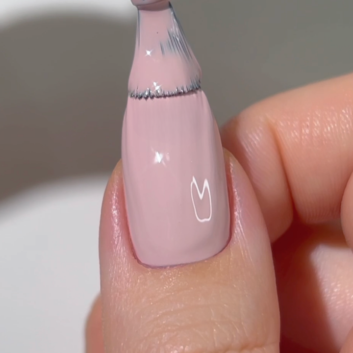 DND Diva #63 Shortbread – nail swatch 2
