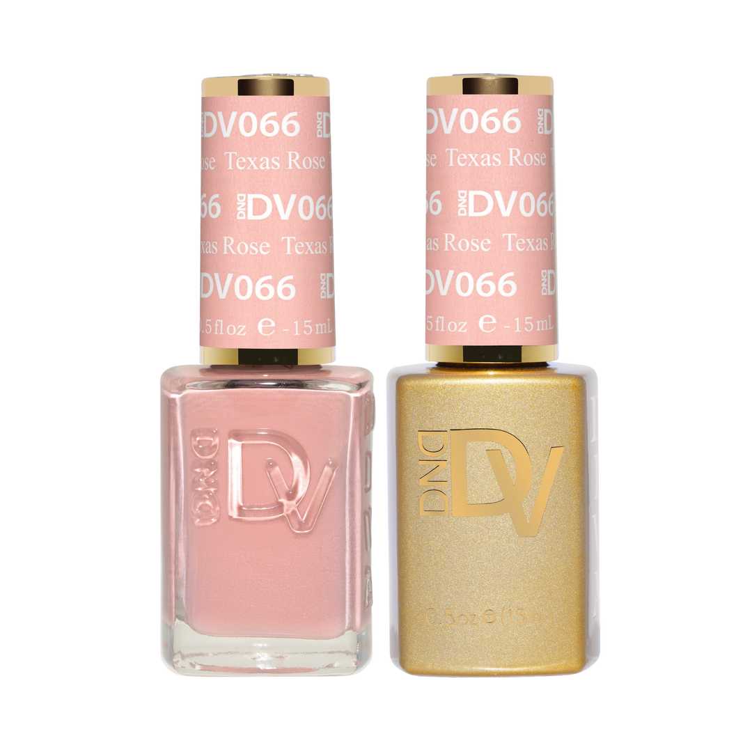DND Diva #66 Texas Rose – gel & lacquer duo