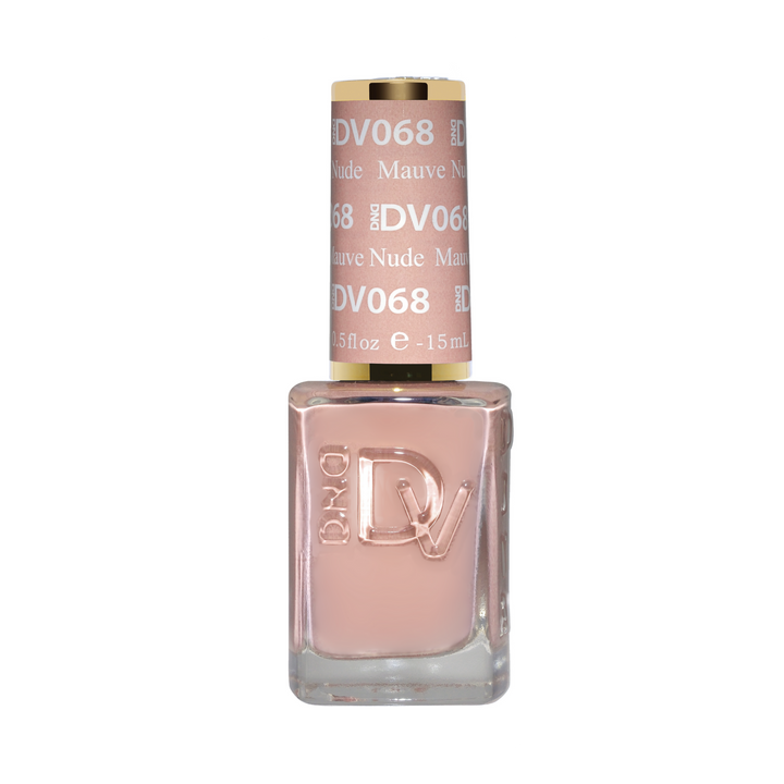 DND Diva #68 Mauve Nude – lacquer bottle