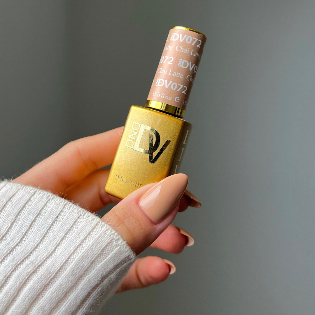 DND Diva #72 Chai Latte – nail swatch 3