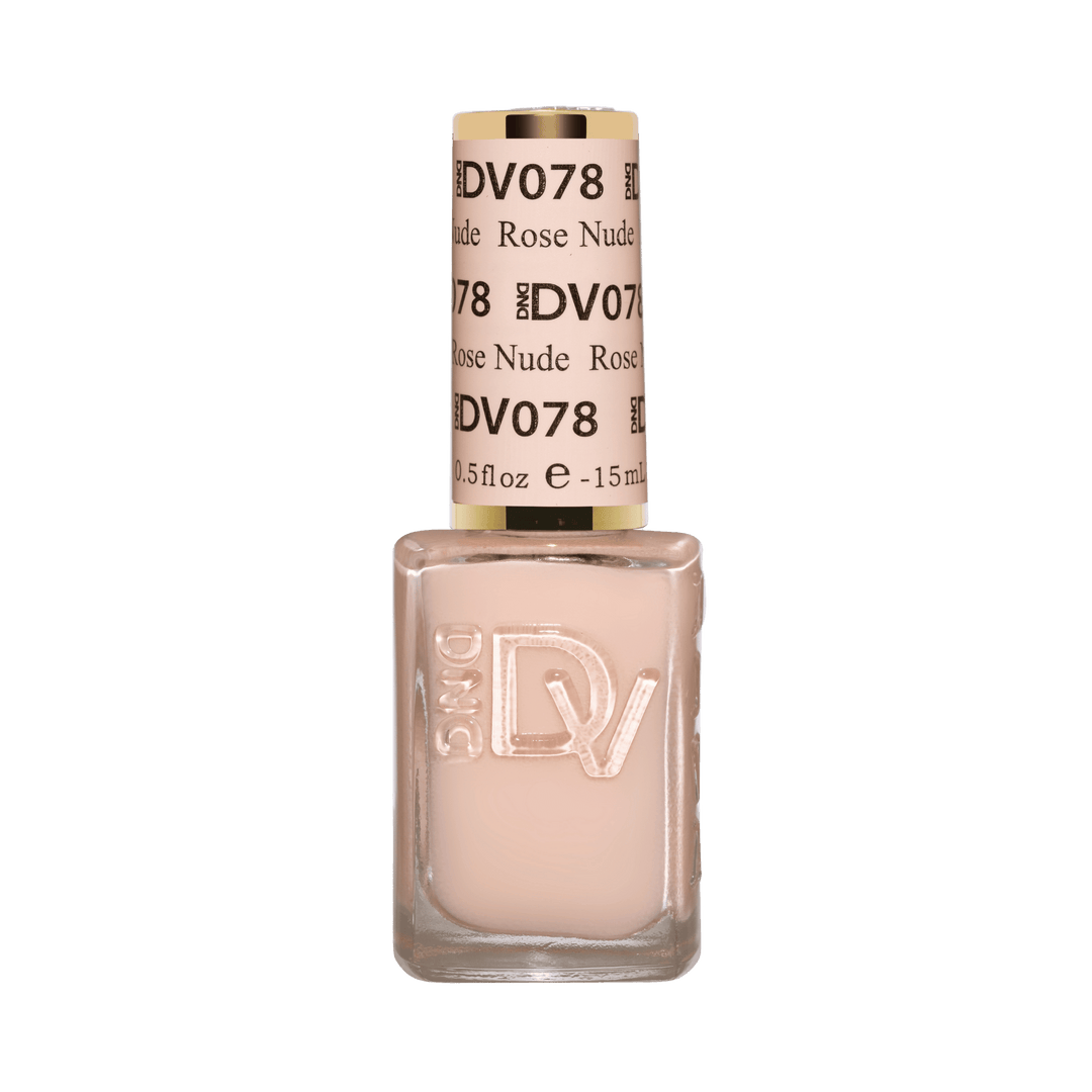 DND Diva #78 Rose Nude – lacquer bottle