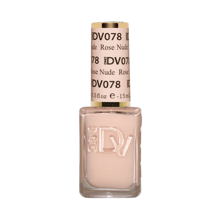 DND Diva #78 Rose Nude – lacquer bottle