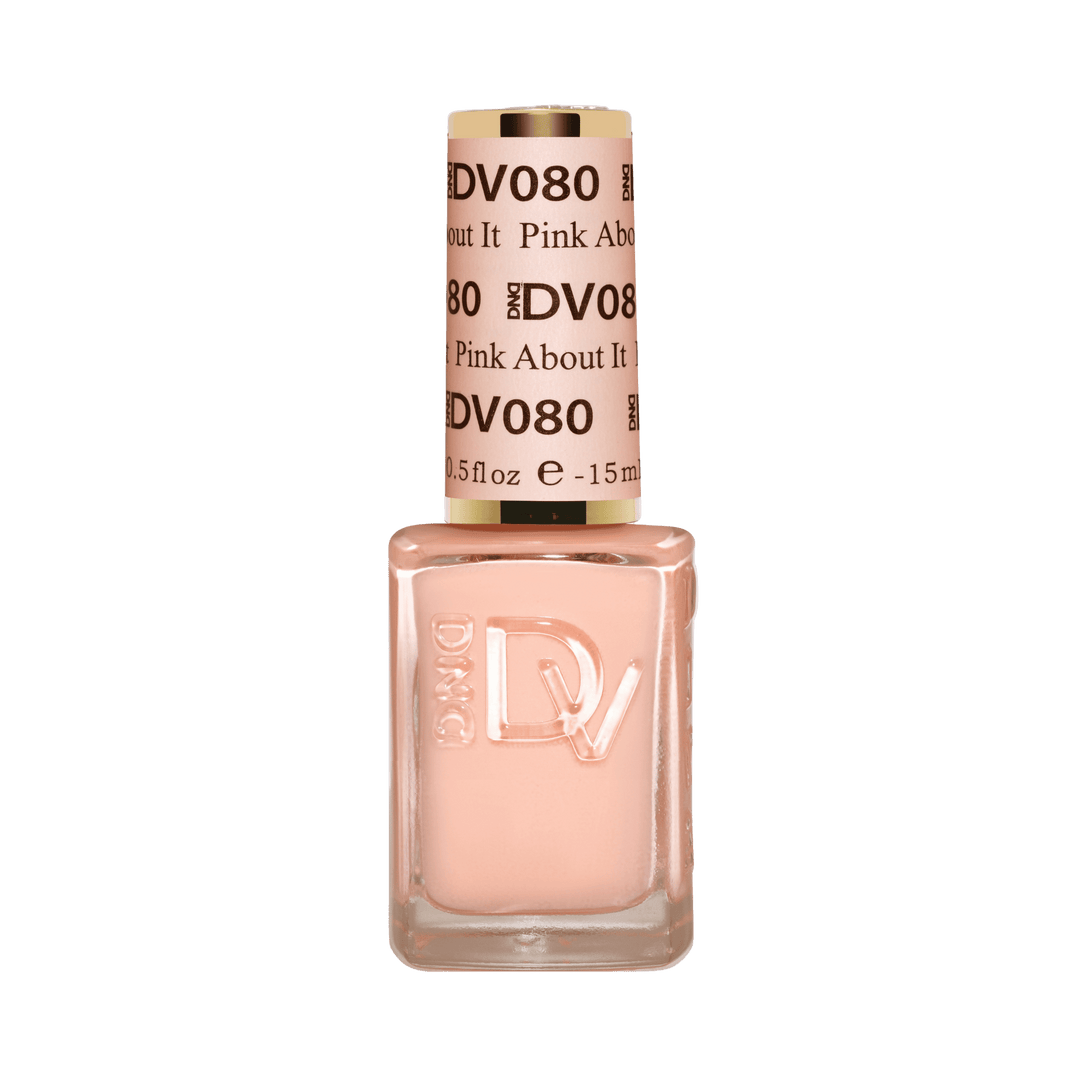 DND Diva #80 Pink About It – lacquer bottle