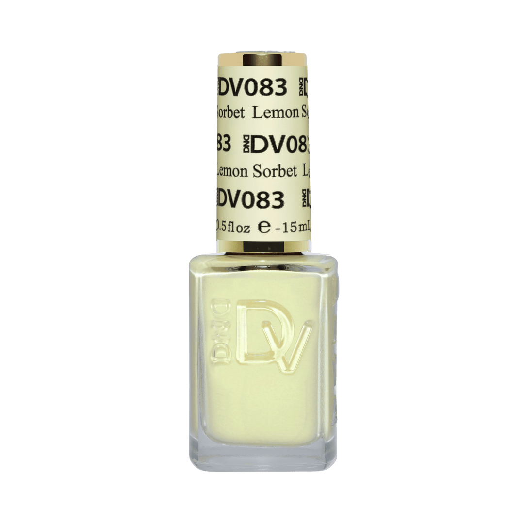 DND Diva #83 Lemon Sorbet – lacquer bottle
