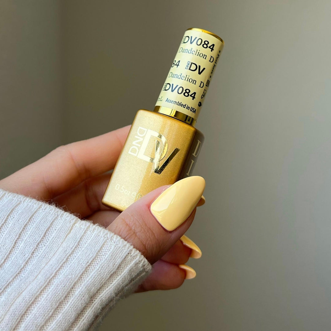 DND Diva #84 Dandelion – nail swatch 3