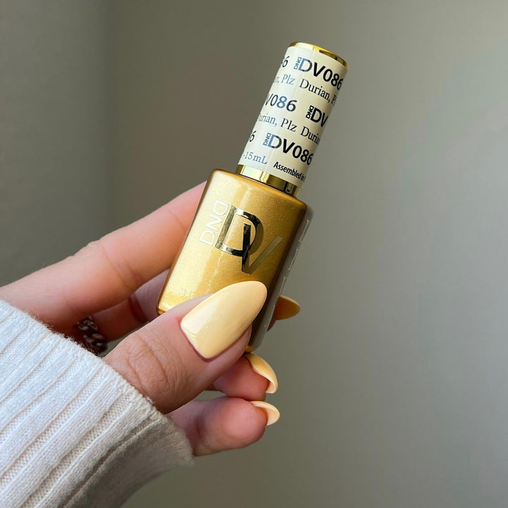 DND Diva #86 Plz Durian – nail swatch 4
