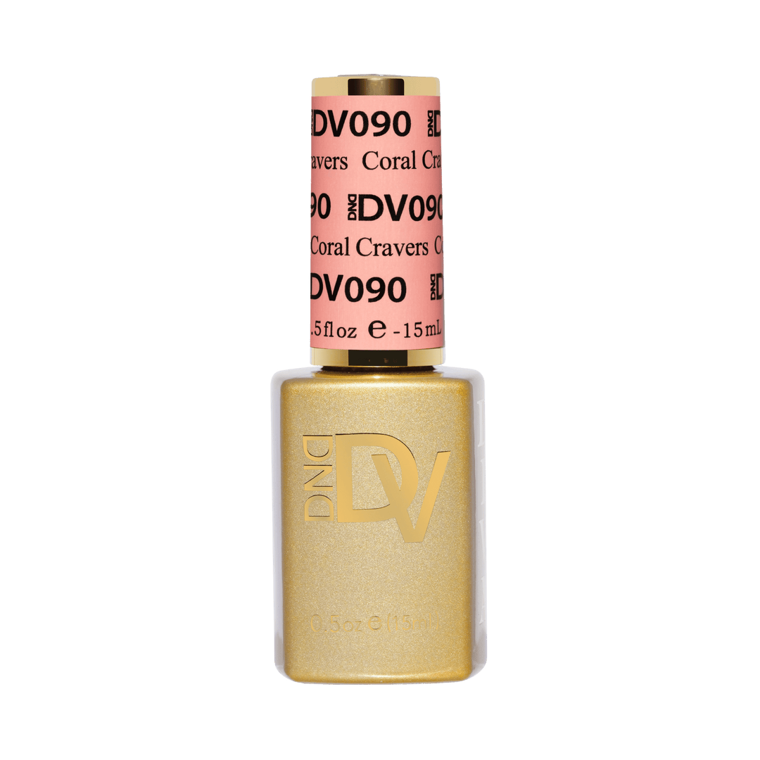 DND Diva #90 Cravers Coral – gel bottle