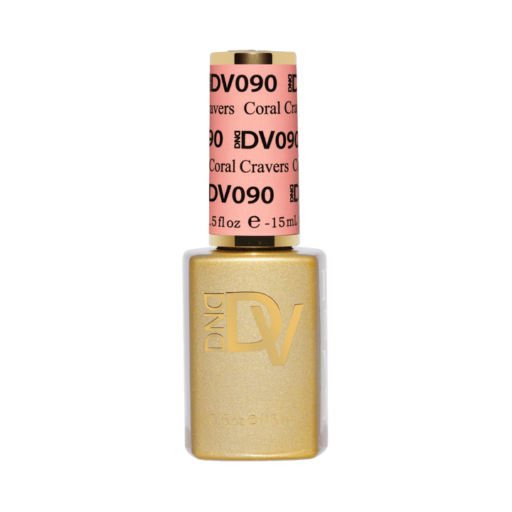 DND Diva #90 Cravers Coral – gel bottle