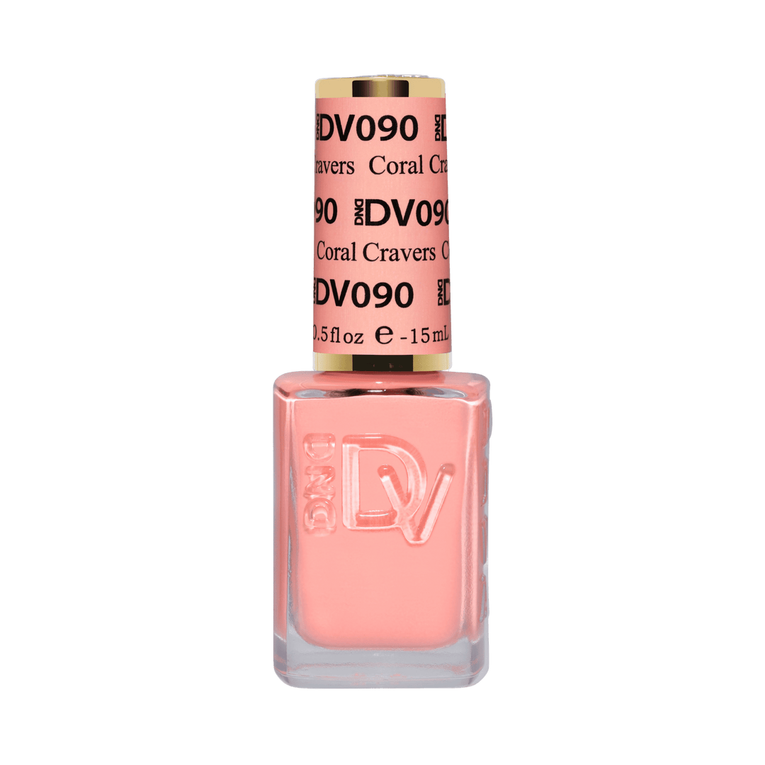 DND Diva #90 Cravers Coral – lacquer bottle