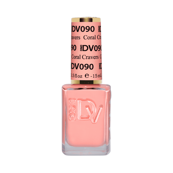 DND Diva #90 Cravers Coral – lacquer bottle