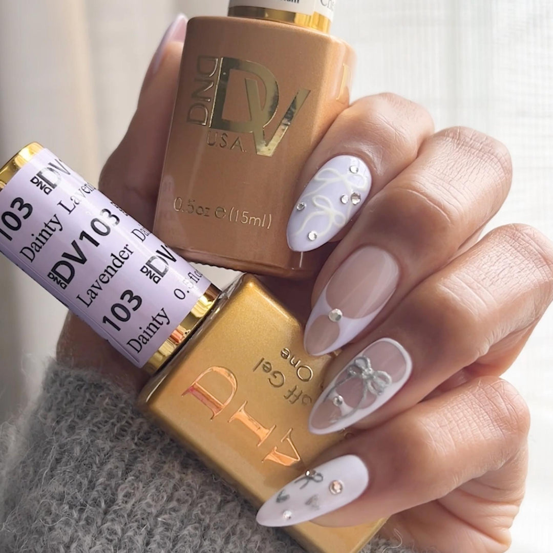 DND Diva #73 Cheesecake – nail art 3