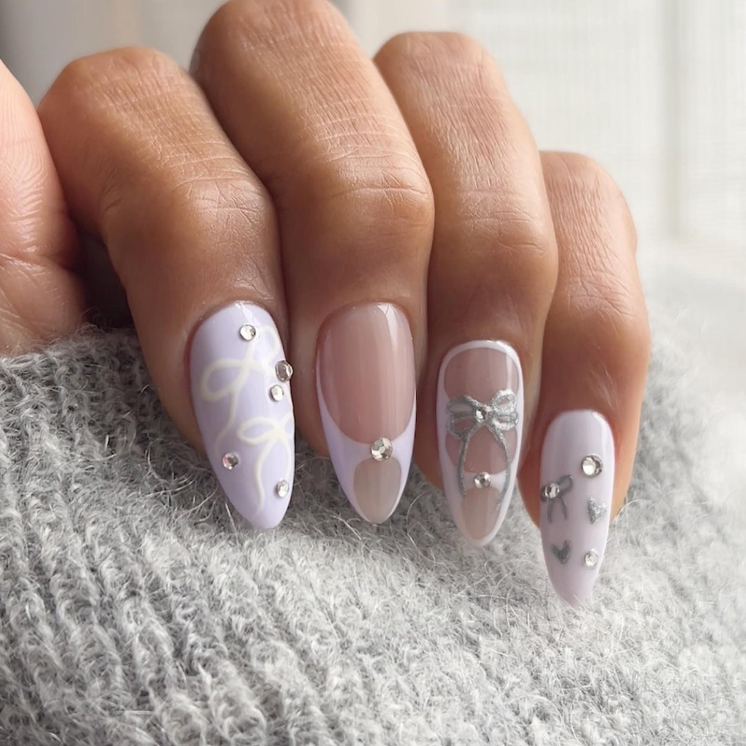 DND Diva #101 Cotton Candy Lilac – nail art 3